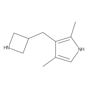 3-[(azetidin-3-yl)methyl]-2,4-dimethyl-1H-pyrrole结构式