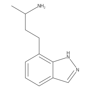 4-(1H-indazol-7-yl)butan-2-amine Structure