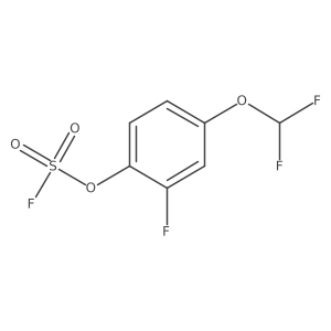 4-(Difluoromethoxy)-2-fluorophenylfluoranesulfonate Structure