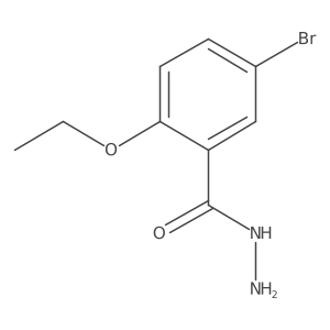 5-Bromo-2-ethoxybenzohydrazide结构式