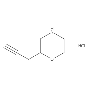 2-Prop-2-ynylmorpholine;hydrochloride Structure