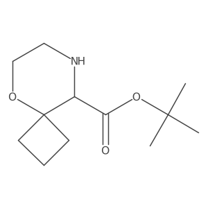 Tert-butyl 5-oxa-8-azaspiro[3.5]nonane-9-carboxylate Structure