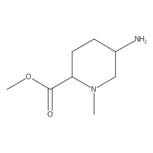 Methyl 5-amino-1-methylpiperidine-2-carboxylate结构式