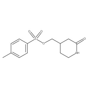 (2-Oxopiperidin-4-yl)methyl 4-methylbenzenesulfonate结构式
