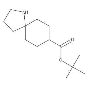 Tert-butyl 1-azaspiro[4.5]decane-8-carboxylate Structure