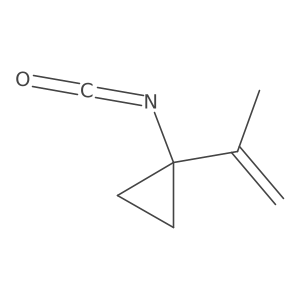 1-Isocyanato-1-(prop-1-en-2-yl)cyclopropane Structure