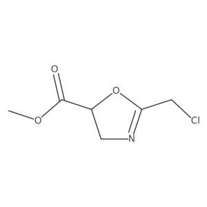 Methyl 2-(chloromethyl)-4,5-dihydro-1,3-oxazole-5-carboxylate Structure