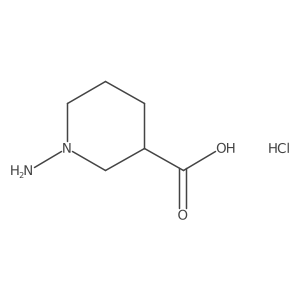 1-Aminopiperidine-3-carboxylic acid hydrochloride Structure