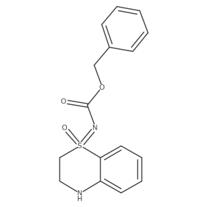 benzyl N-(1-oxo-3,4-dihydro-2H-1lambda6,4-benzothiazin-1-ylidene)carbamate Structure