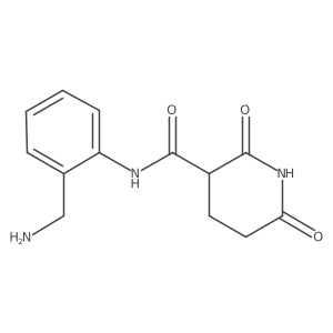 N-[2-(aminomethyl)phenyl]-2,6-dioxopiperidine-3-carboxamide Structure