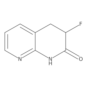3-Fluoro-3,4-dihydro-1,8-naphthyridin-2(1H)-one结构式
