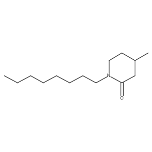4-Methyl-1-octylpiperidin-2-one Structure