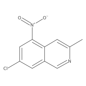 7-Chloro-3-methyl-5-nitroisoquinoline结构式