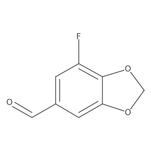 7-Fluorobenzo[d][1,3]dioxole-5-carbaldehyde Structure