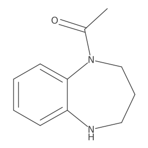 1-(2,3,4,5-tetrahydro-1H-1,5-benzodiazepin-1-yl)ethan-1-one结构式