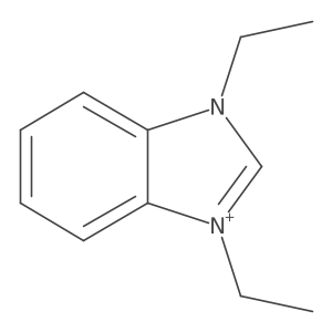 1,3-Diethylbenzimidazolium Structure