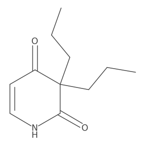 3,3-dipropyl-1H-pyridine-2,4-dione结构式
