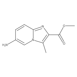 Methyl 6-amino-3-methylimidazo[1,2-a]pyridine-2-carboxylate结构式