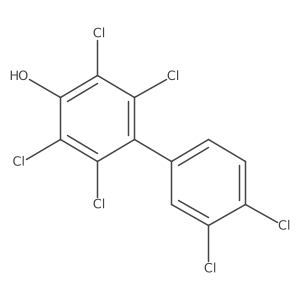 2,3,3',4',5,6-Hexachloro[1,1'-biphenyl]-4-ol结构式