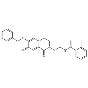 N-(2-(7-(benzyloxy)-1,8-dioxo-3,4-dihydro-1H-pyrido[1,2-a]pyrazin-2(8H)-yl)ethyl)-2-fluorobenzamide Structure