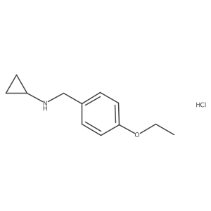 N-(4-Ethoxybenzyl)cyclopropanamine hydrochloride Structure