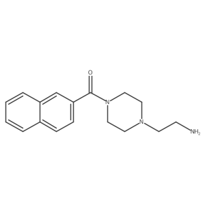 [4-(2-Aminoethyl)-1-piperazinyl]-2-naphthalenylmethanone结构式