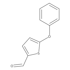 5-Phenoxy-thiophene-2-carbaldehyde结构式