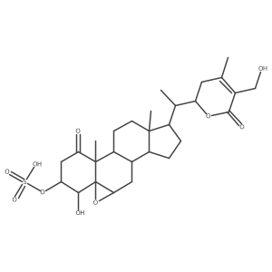 2,3-dihydro-3beta-O-sulfate withaferin A结构式
