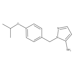 2-(4-Isopropoxy-benzyl)-2h-pyrazol-3-ylamine结构式
