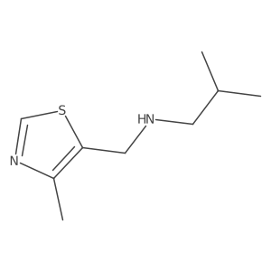 [(4-Methyl-1,3-thiazol-5-yl)methyl](2-methylpropyl)amine结构式