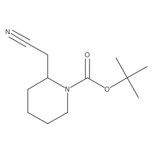 Tert-butyl 2-(cyanomethyl)piperidine-1-carboxylate Structure