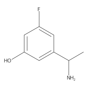 (R)-3-(1-Aminoethyl)-5-fluorophenol结构式