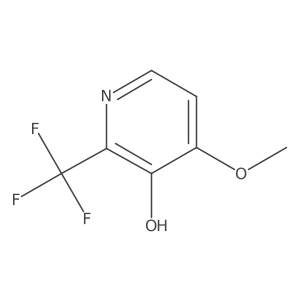 4-Methoxy-2-(trifluoromethyl)pyridin-3-ol结构式