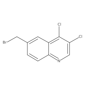 Quinoline, 6-(bromomethyl)-3,4-dichloro-结构式