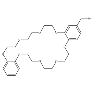 2-(Bromomethyl)-6,7,9,10,12,13,20,21,23,24,26,27-dodecahydrodibenzo[b,n][1,4,7,10,13,16,19,22]octaoxacyclotetracosine Structure