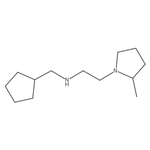 N-(Cyclopentylmethyl)-2-methyl-1-pyrrolidineethanamine Structure