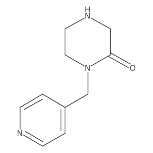 1-(Pyridin-4-ylmethyl)piperazin-2-one Structure