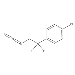 1-(2-Azido-1,1-difluoroethyl)-4-chlorobenzene结构式