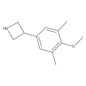3-(4-Methoxy-3,5-dimethylphenyl)azetidine Structure