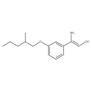 Benzenecarboximidamide, N-hydroxy-3-[(2-methylpentyl)oxy]-结构式