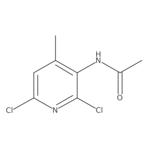 N-(2,6-dichloro-4-methylpyridin-3-yl)acetamide结构式