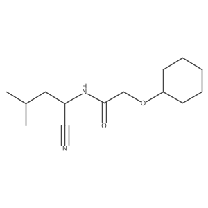 N-(1-cyano-3-methylbutyl)-2-(cyclohexyloxy)acetamide Structure