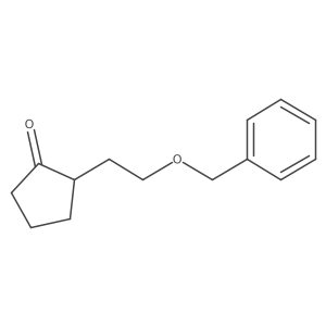 2-[2-(Phenylmethoxy)ethyl]cyclopentanone结构式