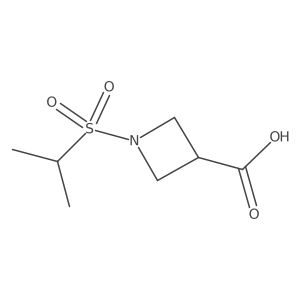 1-(Isopropylsulfonyl)azetidine-3-carboxylic acid Structure