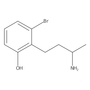 2-[(3s)-3-Aminobutyl]-3-bromophenol结构式
