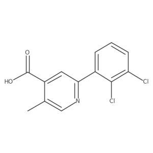 2-(2,3-Dichlorophenyl)-5-methylisonicotinic acid Structure