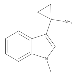 1-(1-methyl-1H-indol-3-yl)cyclopropan-1-amine Structure