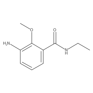 3-amino-N-ethyl-2-methoxybenzamide Structure