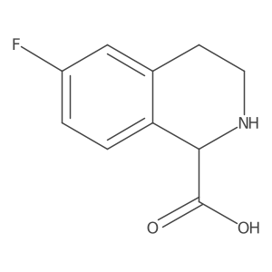 (1R)-6-fluoro-1,2,3,4-tetrahydroisoquinoline-1-carboxylic acid Structure