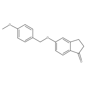 5-(4-Methoxybenzyloxy)-indan-1-one Structure